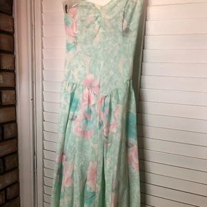 Strapless Summer Bodice Dress Size 9/10